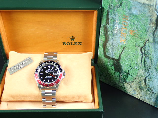 Rolex GMT Master II Red and Black Bezel S Series