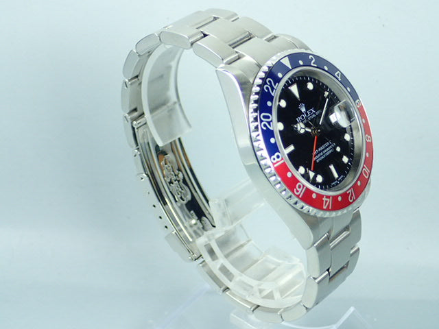 Rolex GMT Master II Red and Blue Bezel F Series