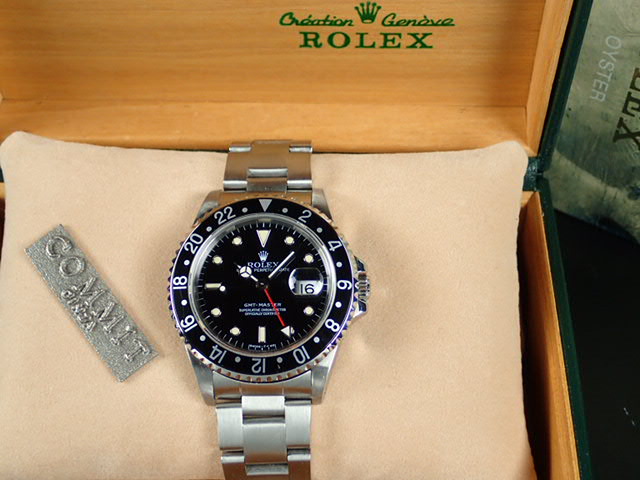 Rolex GMT Master Black Bezel N