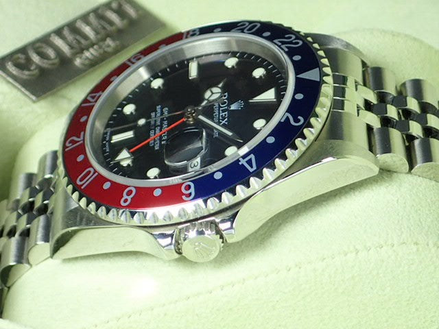 Rolex GMT Master II Rectangle Dial Red and Blue Bezel Z Series