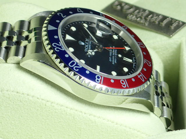 Rolex GMT Master II Rectangle Dial Red and Blue Bezel Z Series