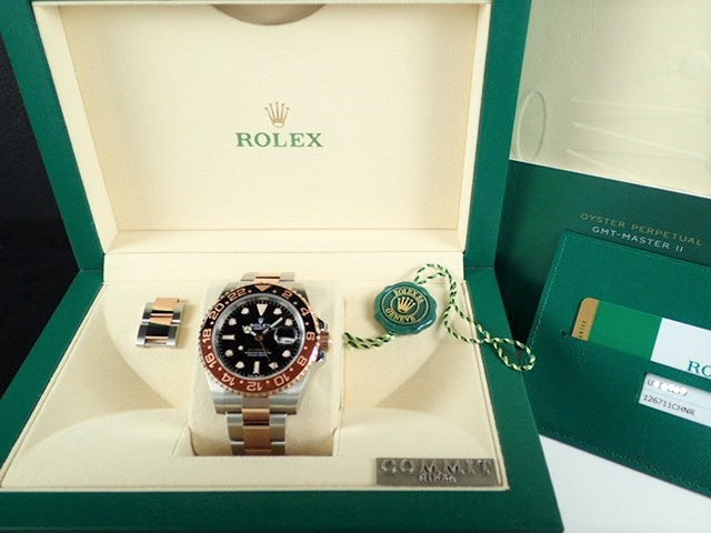 Rolex GMT Master II Brown and Black Bezel