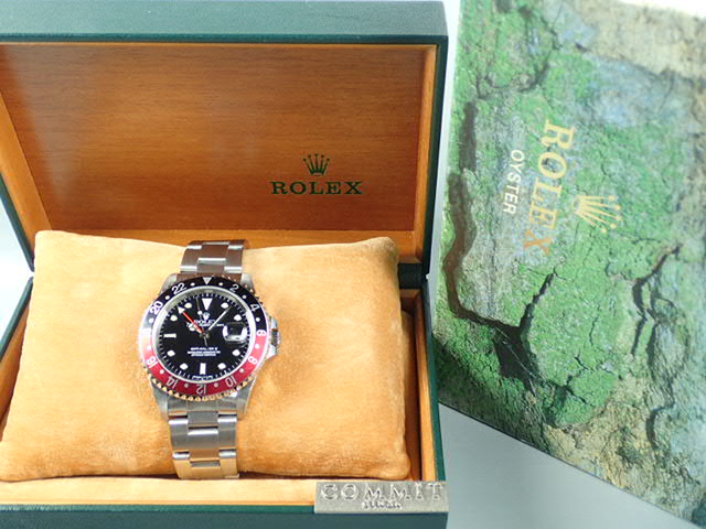 Rolex GMT Master II Red and Black Bezel U Series