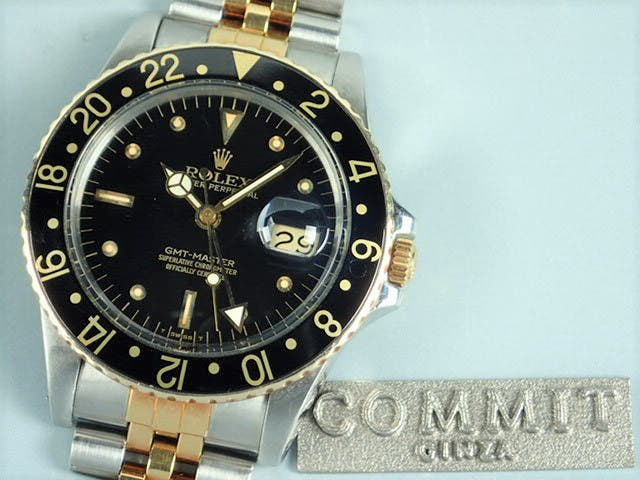 ロレックス GMTマスター Ref.16753 ブラック文字盤 中古 gmt-master-72