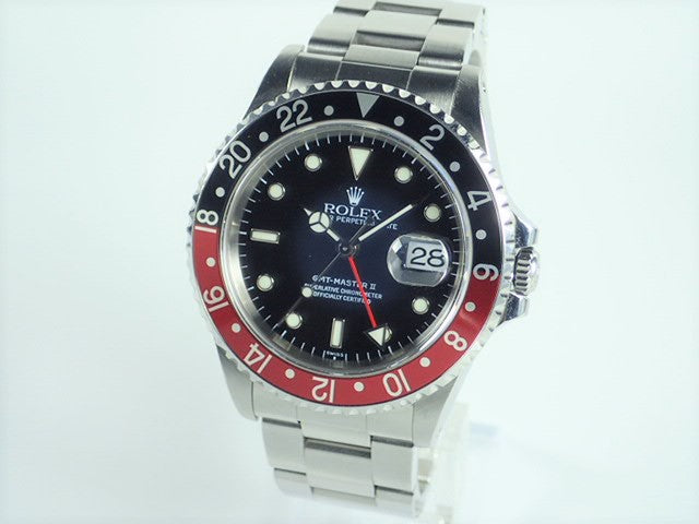 Rolex GMT Master II Red and Black Bezel A Series