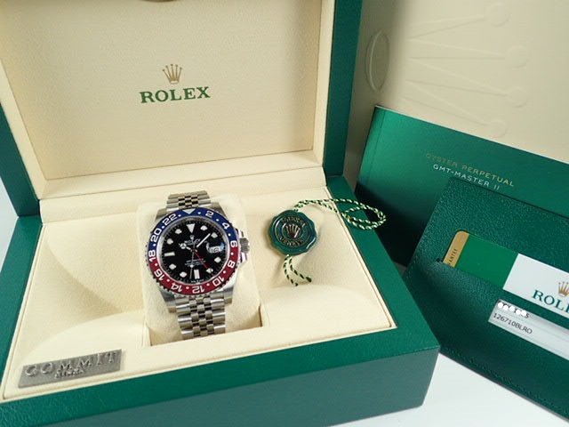 Rolex GMT Master II Red and Blue Bezel [Unused]