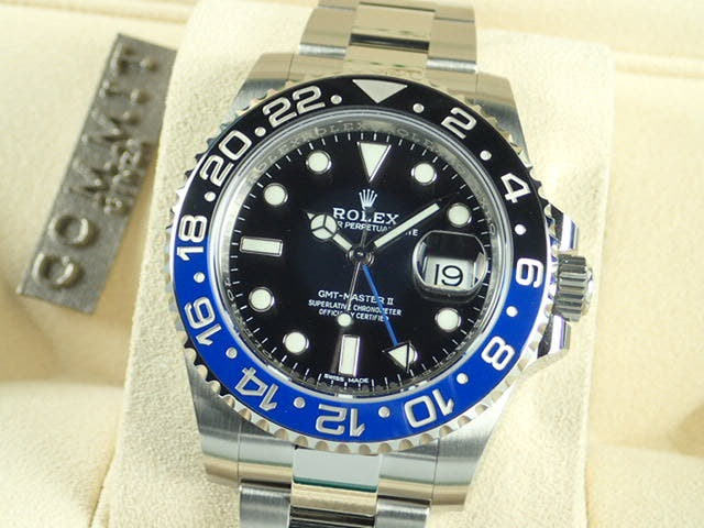ロレックス GMTマスターII Ref.116710BLNR ブラック文字盤 未使用 gmt-master-84 オイスターブレスレット