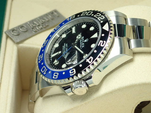 ロレックス GMTマスターII Ref.116710BLNR ブラック文字盤 未使用 gmt-master-84 オイスターブレスレット