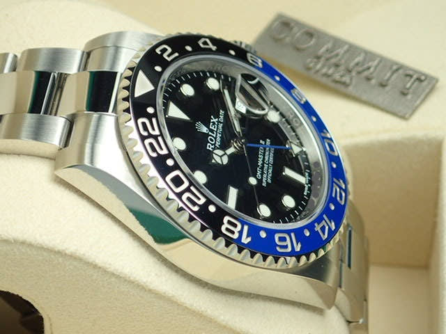 ロレックス GMTマスターII Ref.116710BLNR ブラック文字盤 未使用 gmt-master-84 オイスターブレスレット
