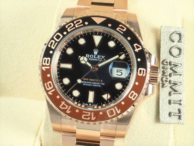ロレックス GMTマスターII Ref.126715CHNR ブラック文字盤 未使用 gmt-master-91 オイスターブレスレット オイスターブレスレット