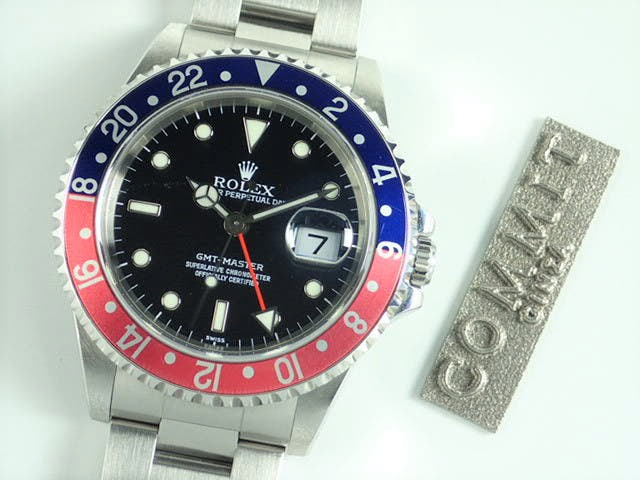 ロレックス GMTマスター Ref.16700 ブラック文字盤 中古 gmt-master-92 オイスターブレスレット