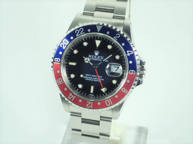 ロレックス GMTマスター Ref.16700 ブラック文字盤 中古 gmt-master-92 オイスターブレスレット