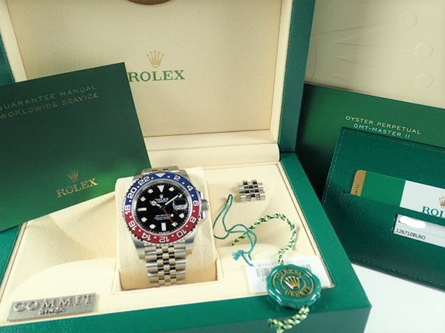 Rolex GMT Master II red and blue bezel [good condition]