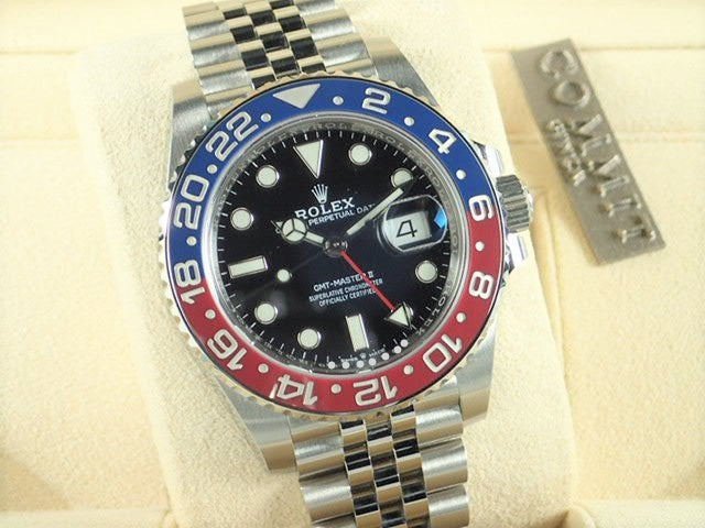 Rolex GMT Master II red and blue bezel [good condition]