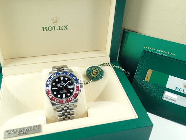ロレックス GMTマスターII Ref.126710BLRO ブラック文字盤 美品 gmt-master-96 ジュビリーブレスレット