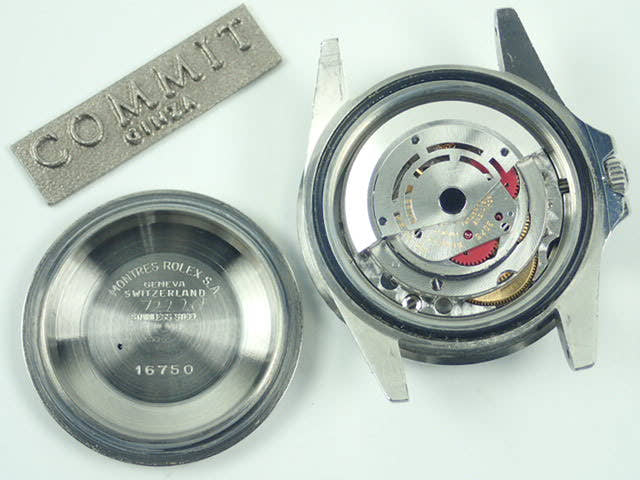ロレックス GMTマスター Ref.16750 ブラック文字盤 中古 gmt-master-98 オイスターブレスレット