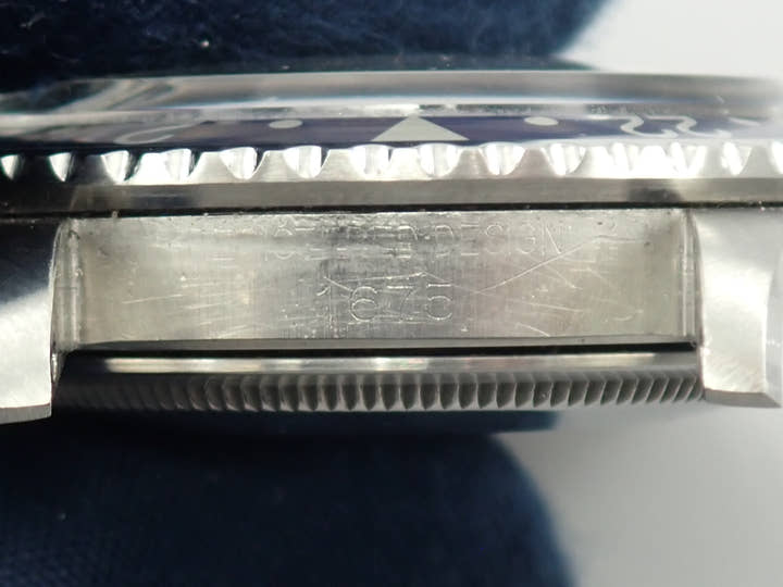 ロレックス GMTマスター Ref.1675 ステンレススチール ブラック文字盤 ジュビリーブレスレット 中古 9UTYJYTP