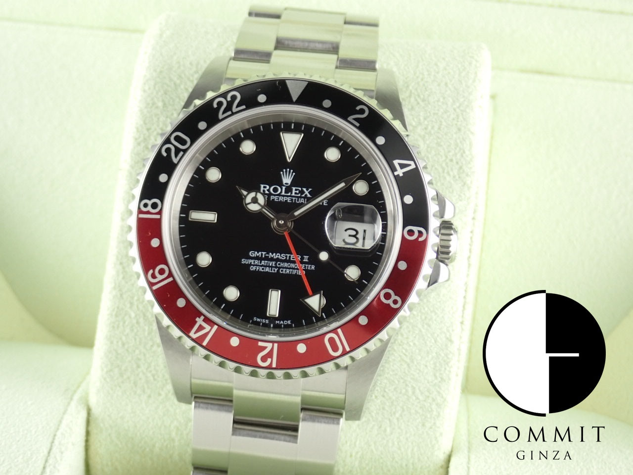 Rolex GMT Master II Red and Black Bezel Z Series &lt;Warranty, Box, etc.&gt;