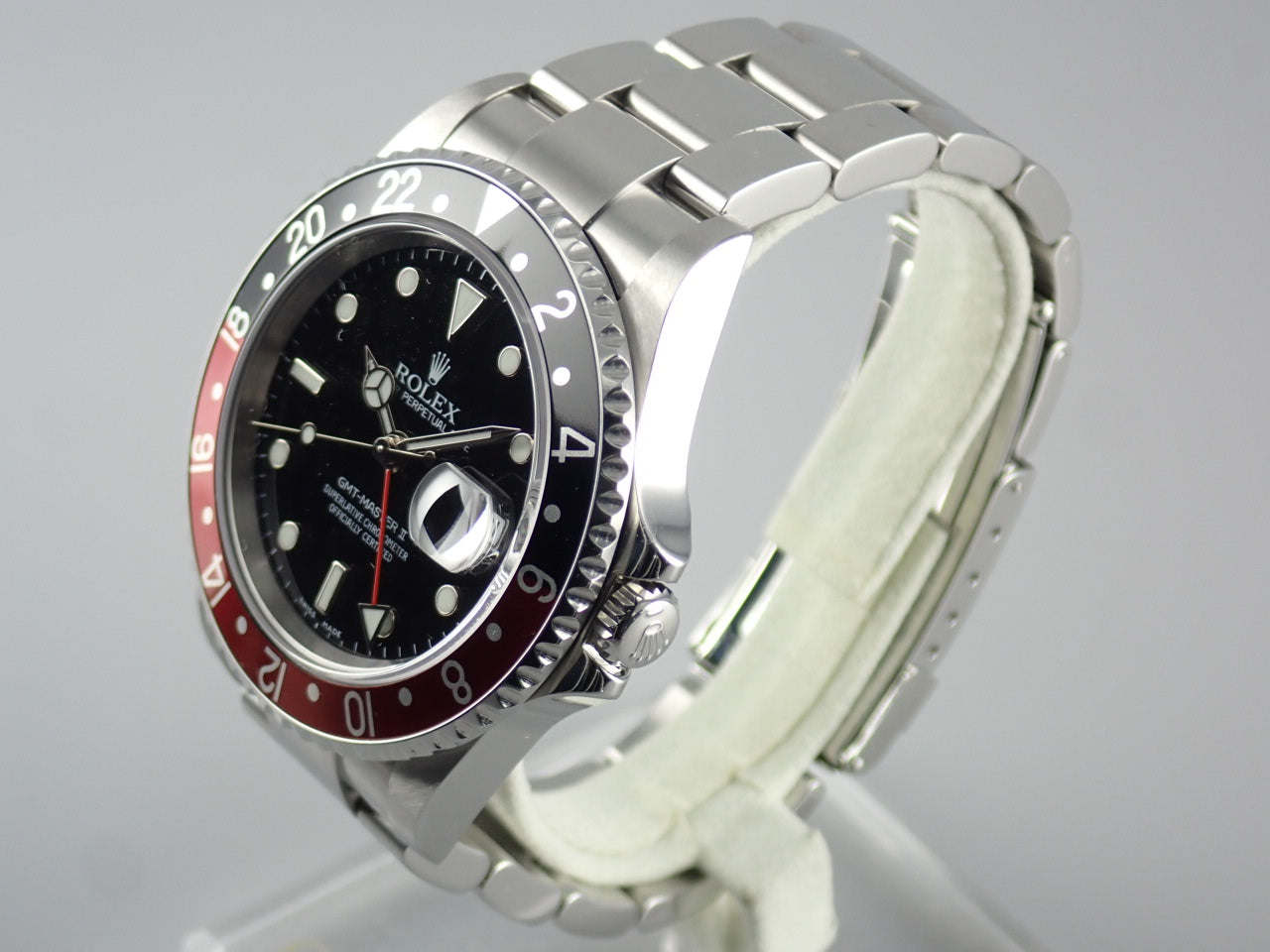 Rolex GMT Master II Red and Black Bezel Z Series &lt;Warranty, Box, etc.&gt;