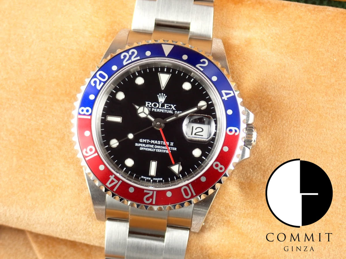 ロレックス GMTマスターII Ref.16710BLRO ブラック文字盤 未使用 gmt-master2-109-2