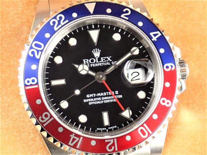ロレックス GMTマスターII Ref.16710BLRO ブラック文字盤 未使用 gmt-master2-109-2