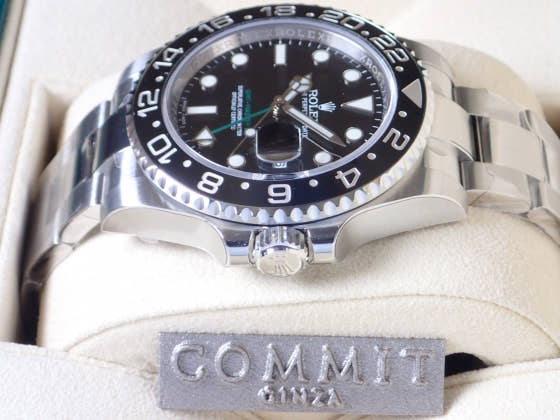 ロレックス GMTマスターII Ref.116710LN ブラック文字盤 未使用 gmt-master2-10 オイスターブレスレット