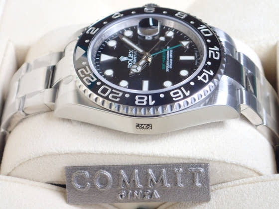 ロレックス GMTマスターII Ref.116710LN ブラック文字盤 未使用 gmt-master2-10 オイスターブレスレット