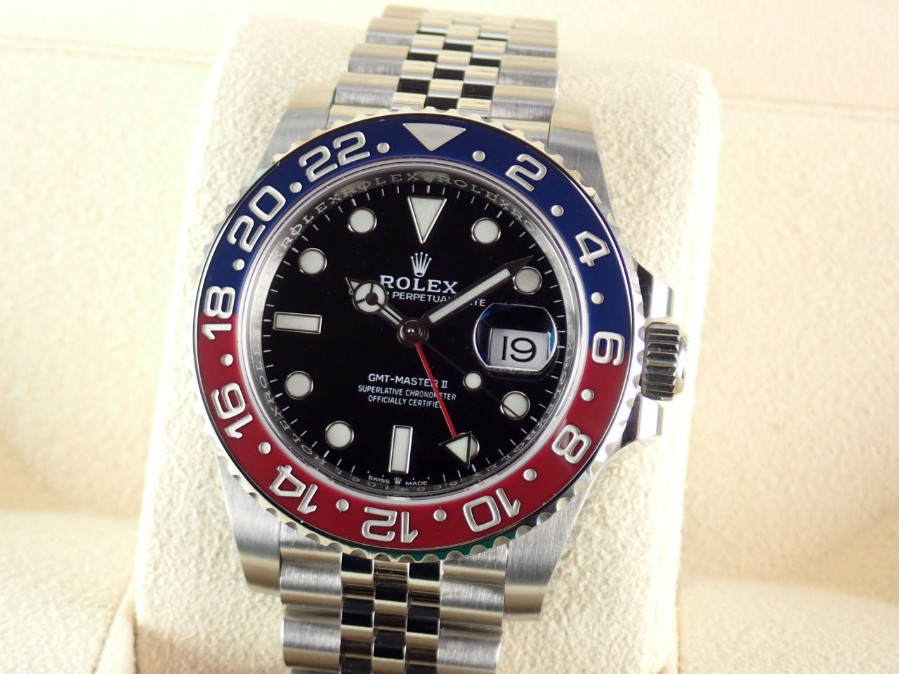 Rolex GMT Master II Red and Blue Bezel &lt;&lt; New Warranty Card, Box, etc. &gt;&gt;