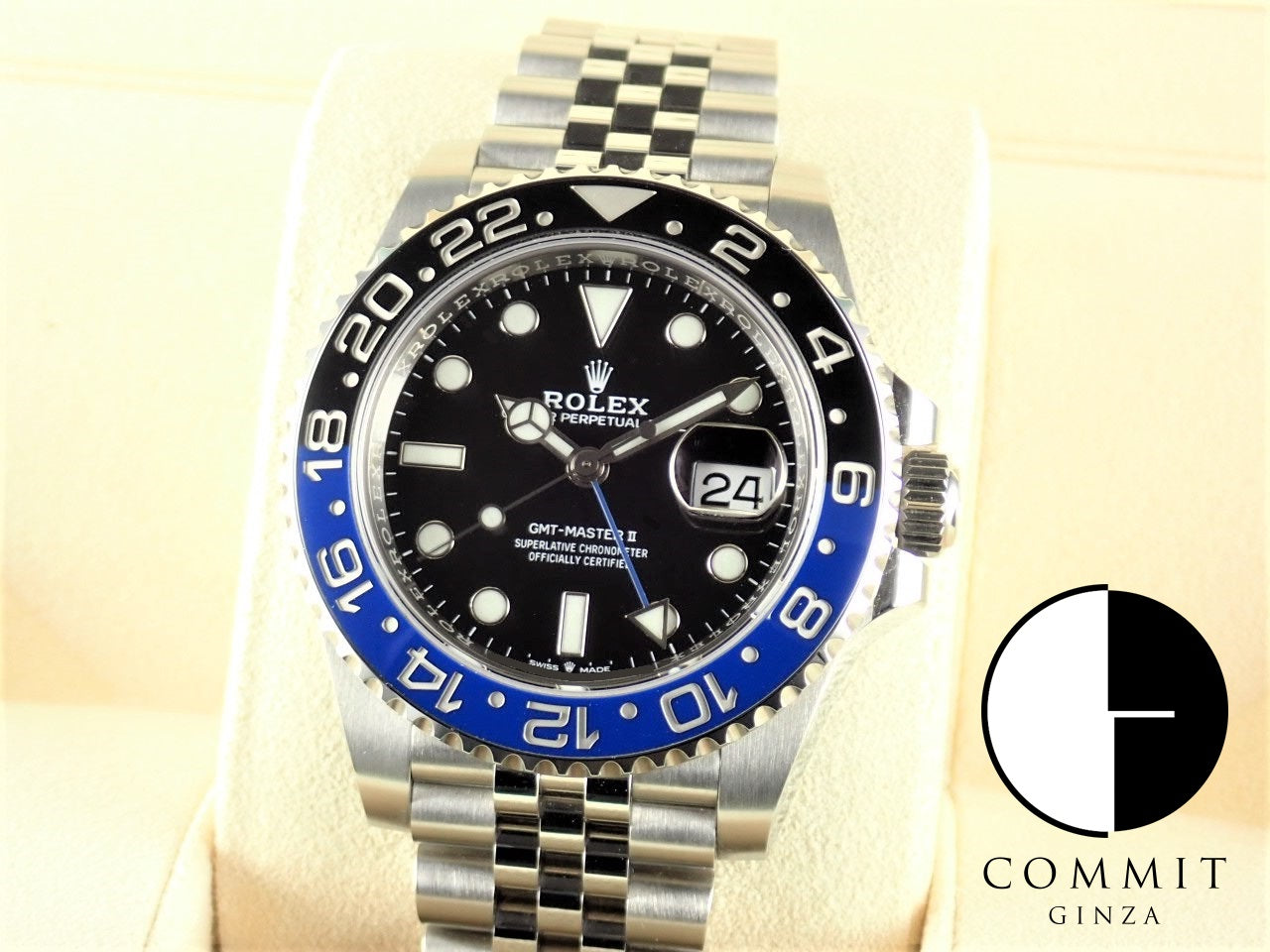 Rolex GMT Master II Blue and Black Bezel &lt;&lt; New Warranty Card, Box, etc. &gt;&gt;