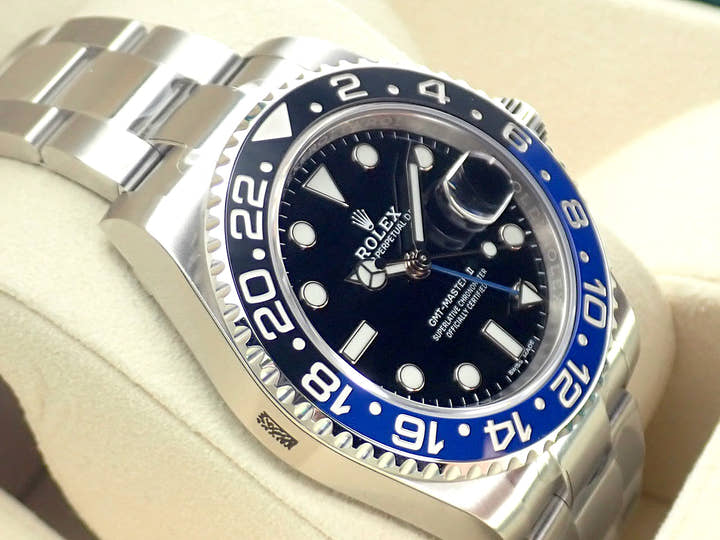 ロレックス GMTマスターII Ref.116710BLNR ブラック文字盤 未使用 gmt-master2-116 オイスターブレスレット