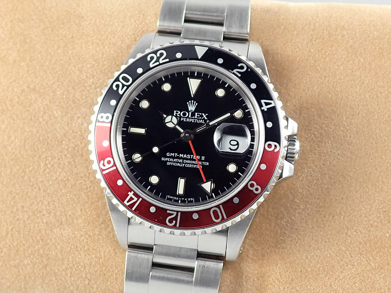 Rolex GMT Master II Red and Black Bezel L Series &lt;Warranty, Box, etc.&gt;