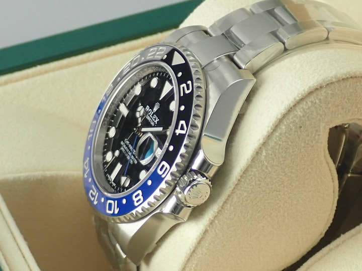 ロレックス GMTマスターII Ref.116710BLNR ブラック文字盤 未使用 gmt-master2-128 オイスターブレスレット