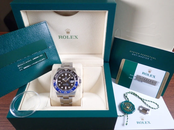 Rolex GMT Master II Blue and Black Bezel Random Ref.116710BLNR