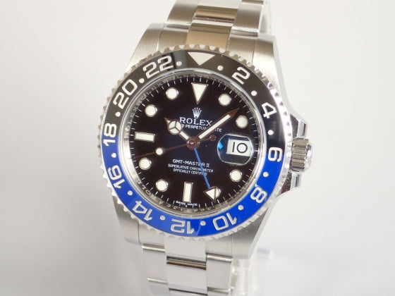 Rolex GMT Master II Blue and Black Bezel Random Ref.116710BLNR