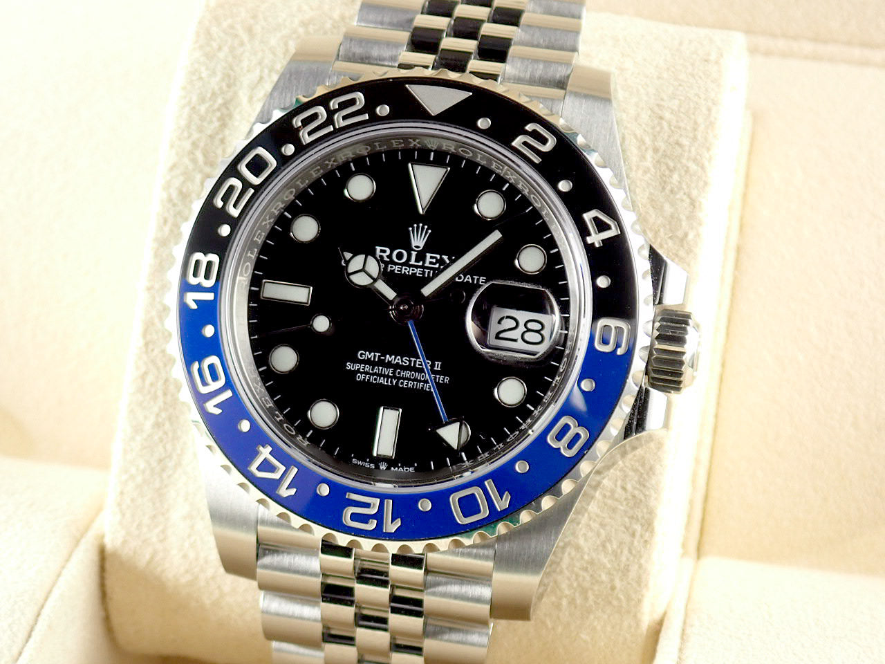 Rolex GMT Master II Blue and Black Bezel &lt;Warranty, Box, etc.&gt;