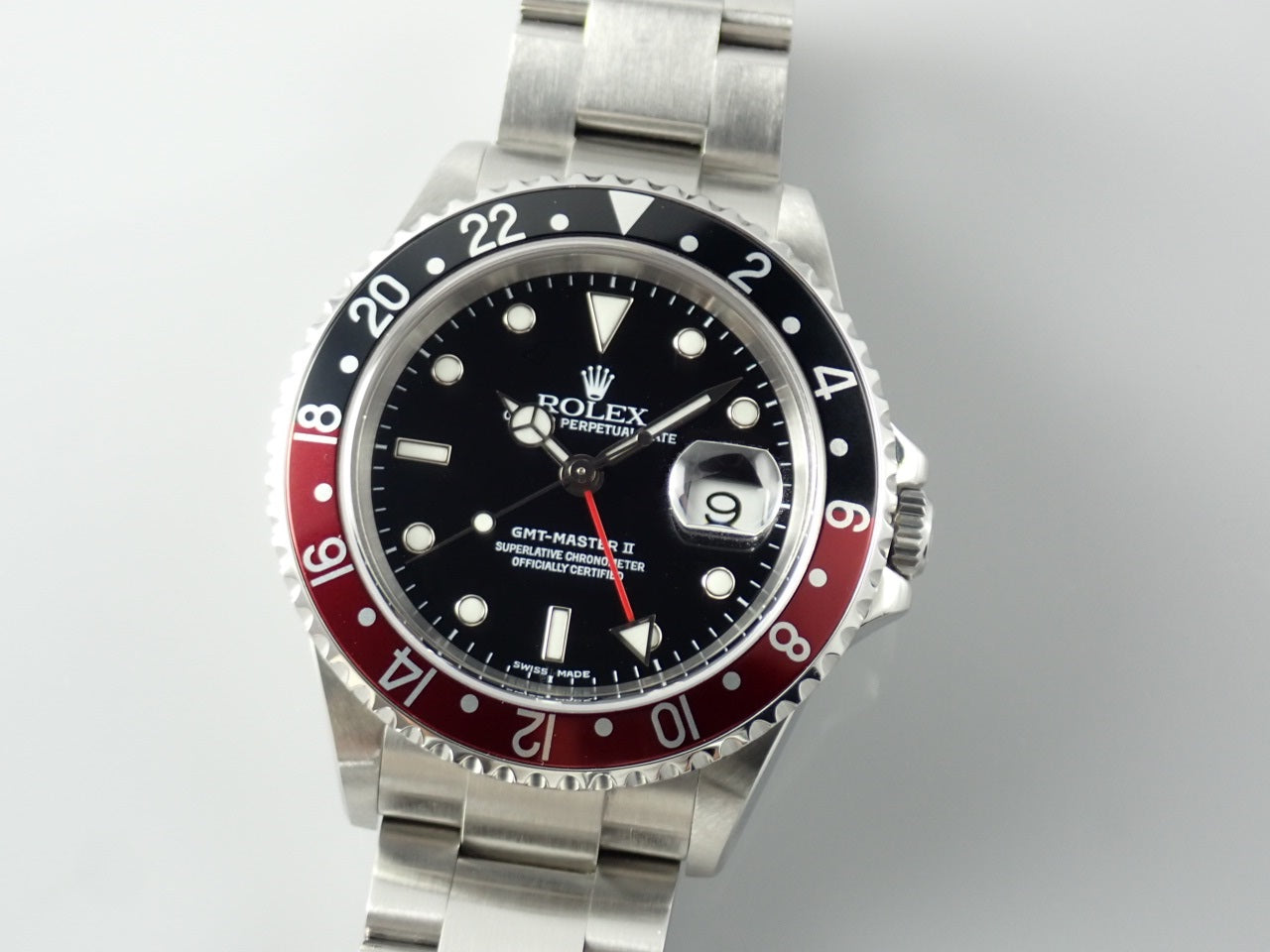 Rolex GMT Master II Red and Black Bezel Y Series &lt;Warranty, Box, etc.&gt;