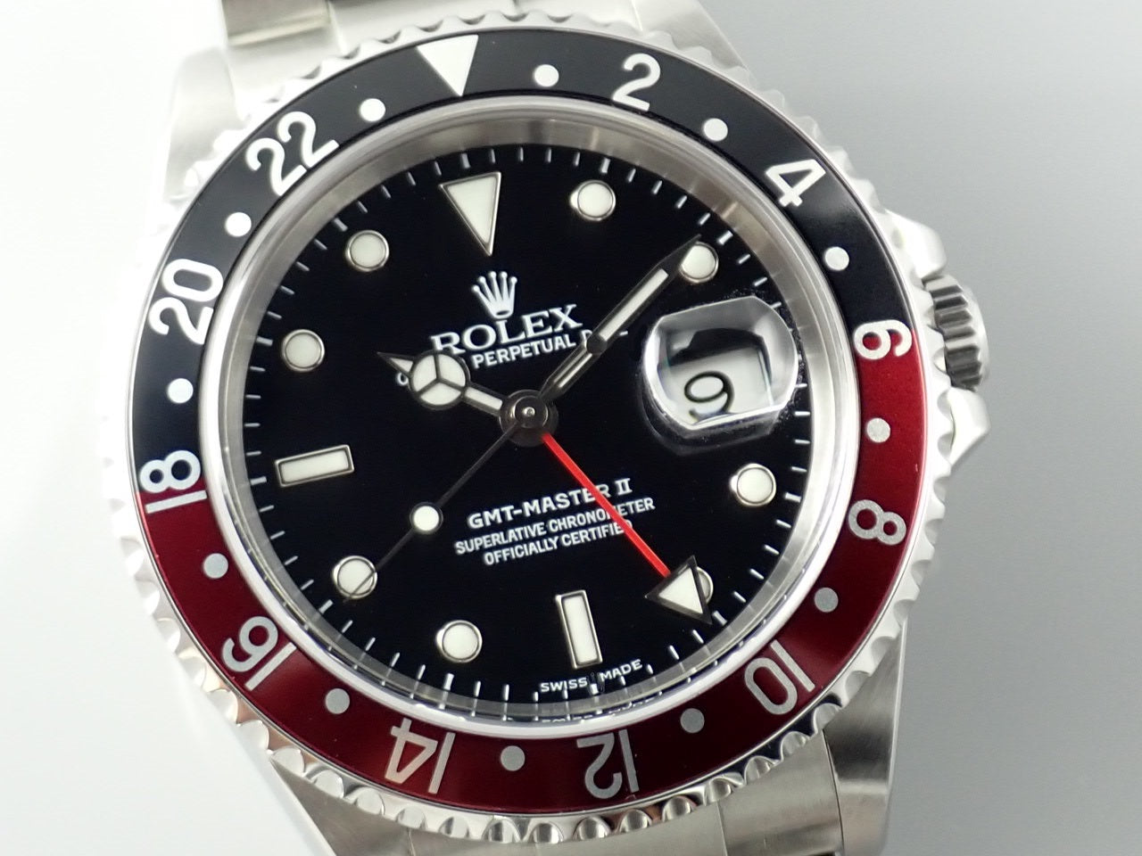 Rolex GMT Master II Red and Black Bezel Y Series &lt;Warranty, Box, etc.&gt;