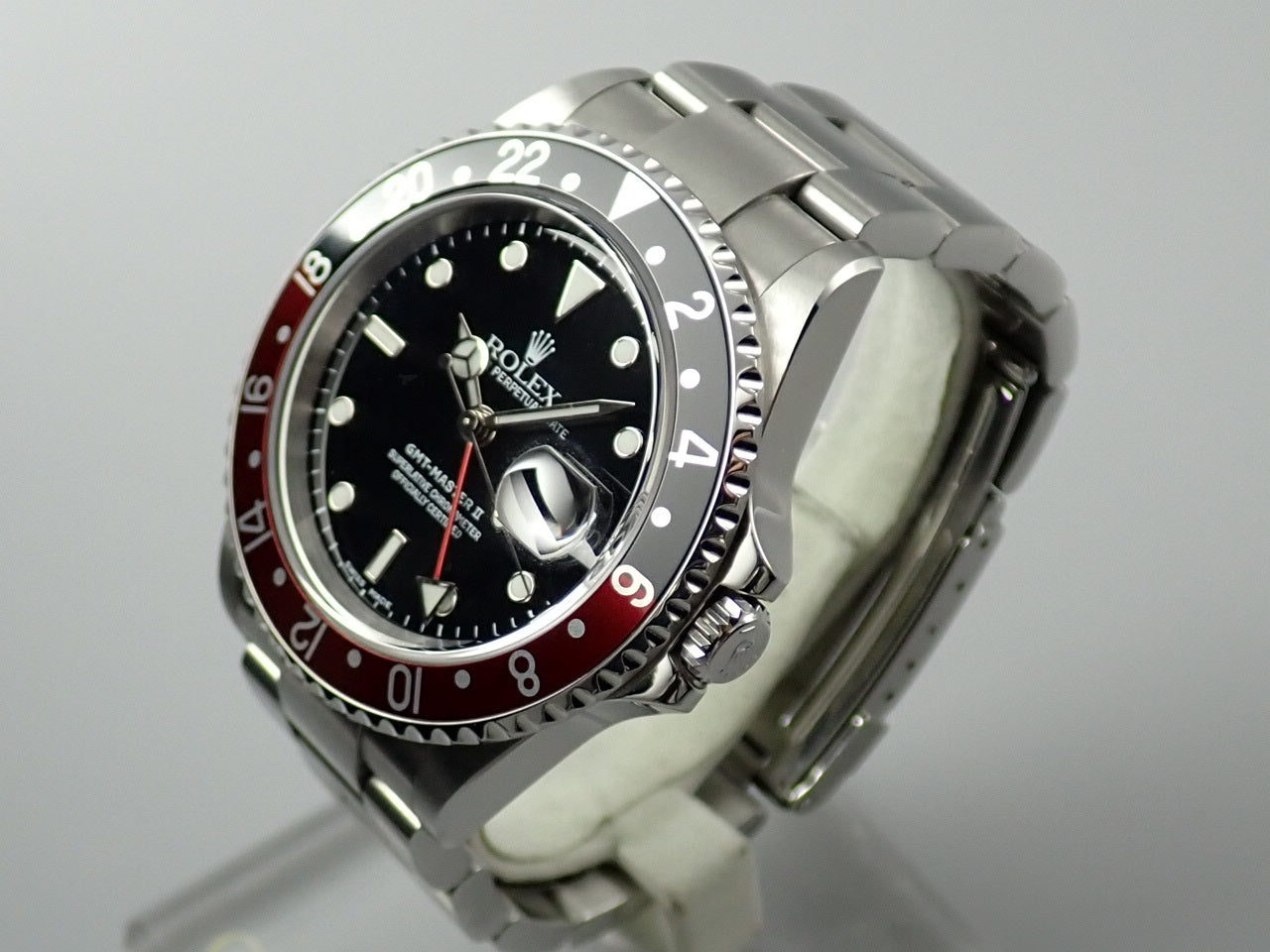 Rolex GMT Master II Red and Black Bezel Y Series &lt;Warranty, Box, etc.&gt;