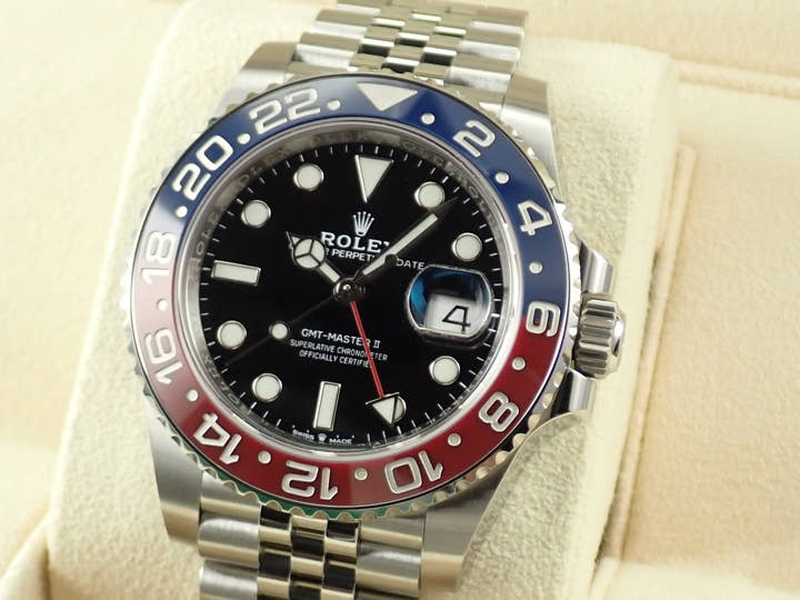 ロレックス GMTマスターII Ref.126710BLRO ブラック文字盤 極美品 gmt-master2-145 ジュビリーブレスレット