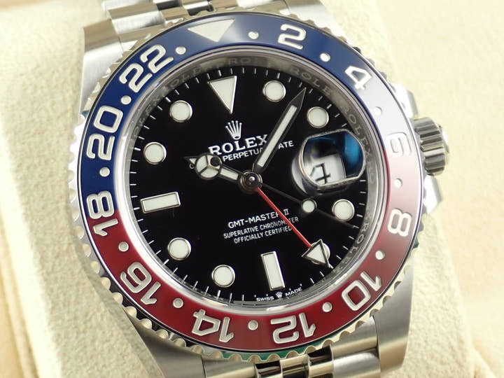 ロレックス GMTマスターII Ref.126710BLRO ブラック文字盤 極美品 gmt-master2-145 ジュビリーブレスレット