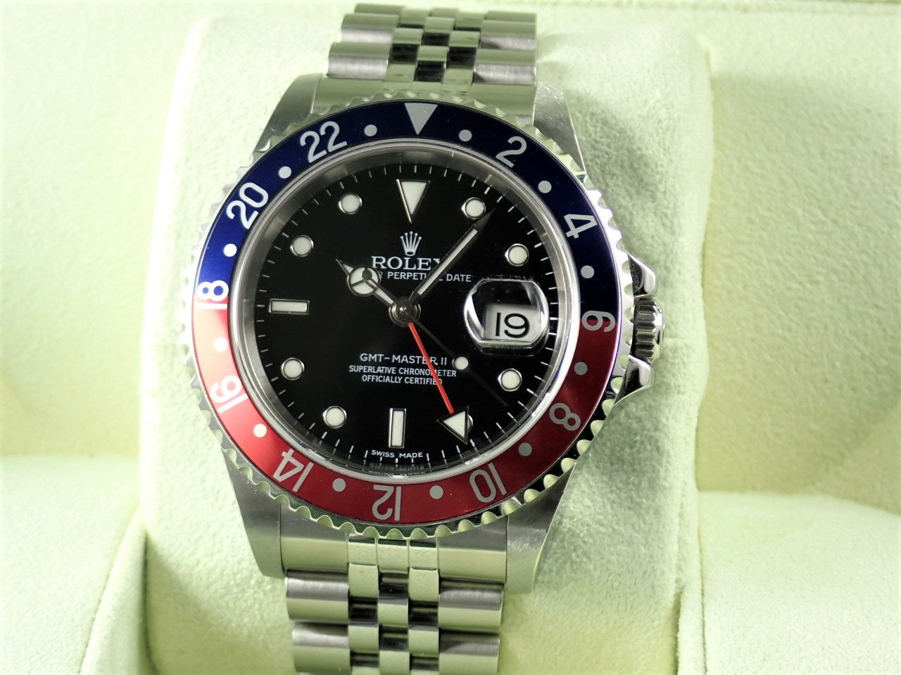 Rolex GMT Master II Red and Blue Bezel Z Series &lt;Warranty, Box, etc.&gt;