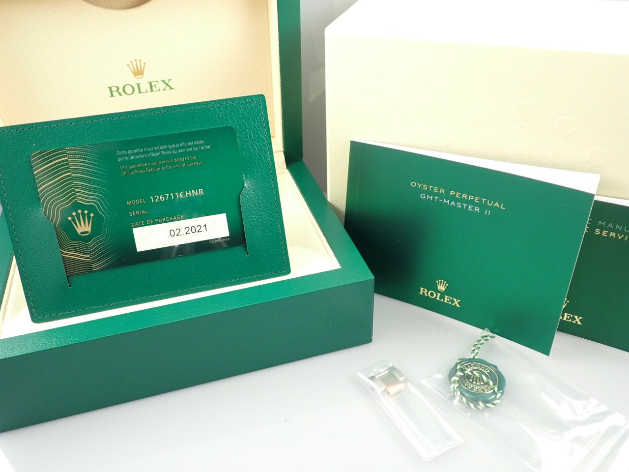 Rolex GMT Master II Brown and Black Bezel &lt;&lt;New Warranty Card, Box, etc.&gt;&gt;