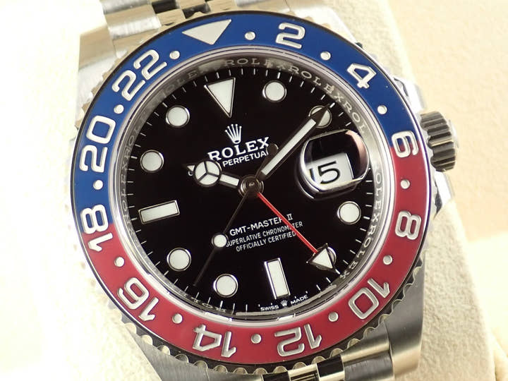 ロレックス GMTマスターII Ref.126710BLRO ステンレススチール ブラック文字盤 ジュビリーブレスレット 中古 LW294620