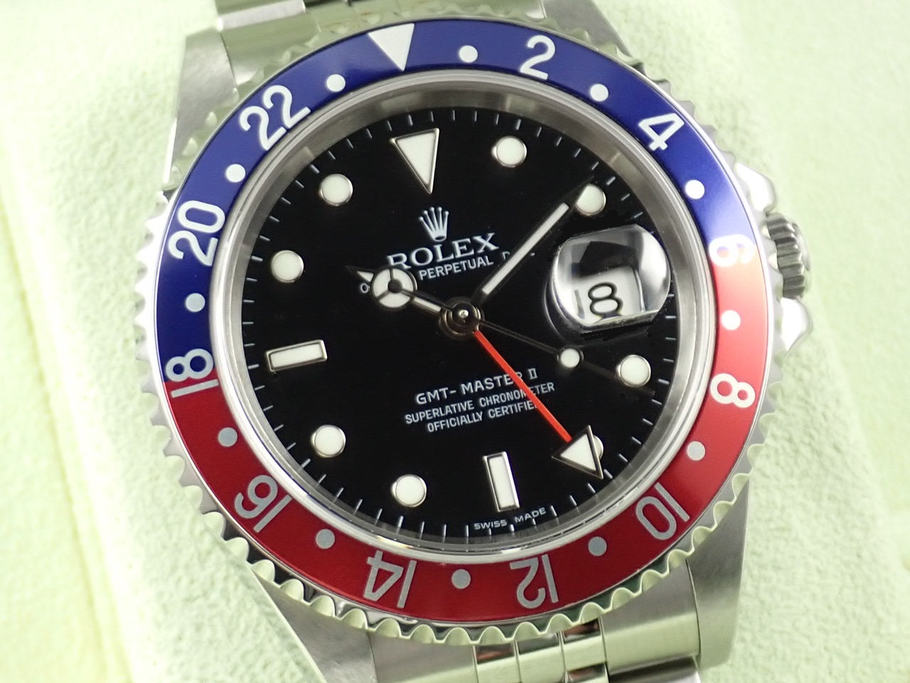 Rolex GMT Master II Red and Blue Bezel Z Series &lt;Warranty, Box, etc.&gt;