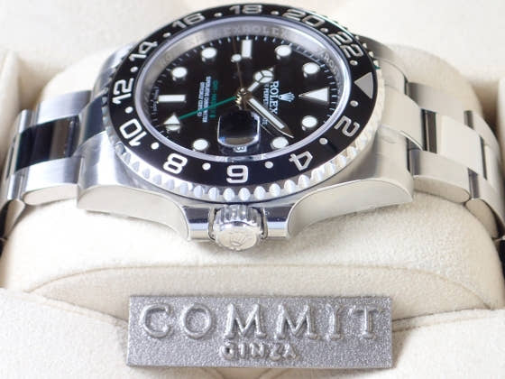 ロレックス GMTマスターII Ref.116710LN ブラック文字盤 未使用 gmt-master2-15 オイスターブレスレット