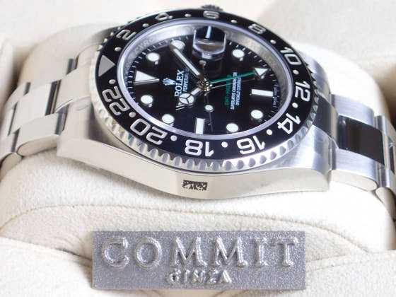 ロレックス GMTマスターII Ref.116710LN ブラック文字盤 未使用 gmt-master2-15 オイスターブレスレット