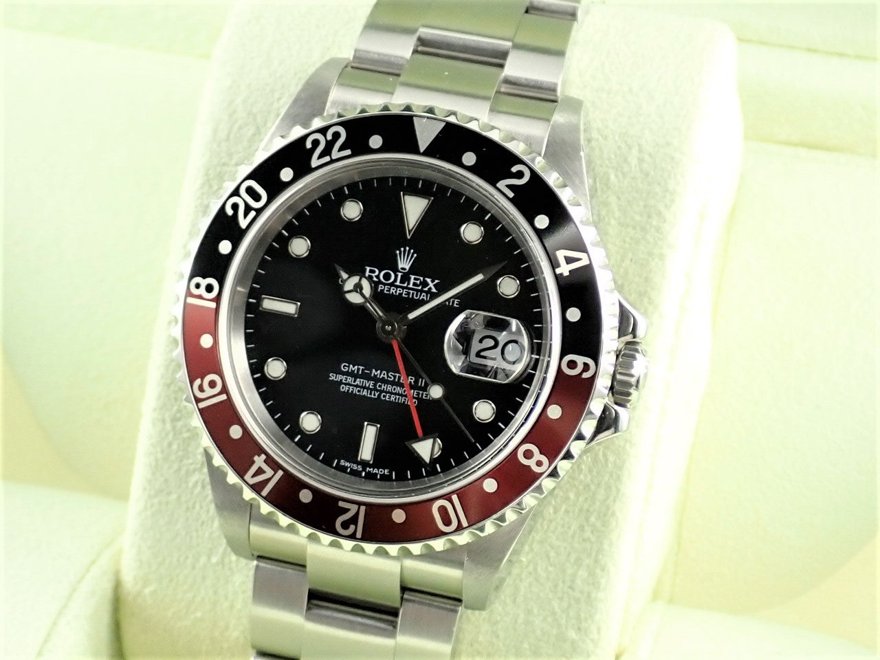 Rolex GMT Master II Red and Black Bezel D Series &lt;Warranty, Box, etc.&gt;