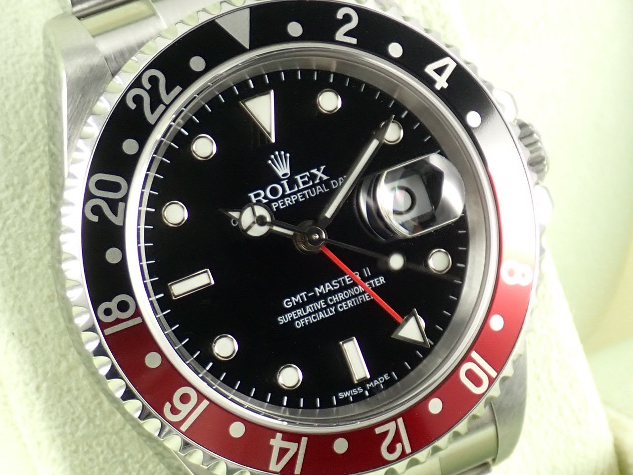 Rolex GMT Master II Red and Black Bezel D Series &lt;Warranty, Box, etc.&gt;