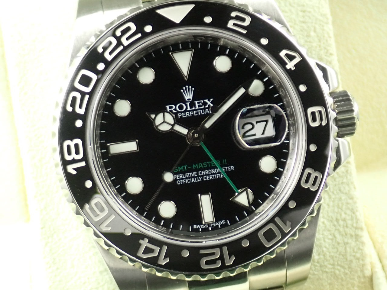 Rolex GMT Master Black Bezel V-Number Stick Dial &lt;Box and Others&gt;