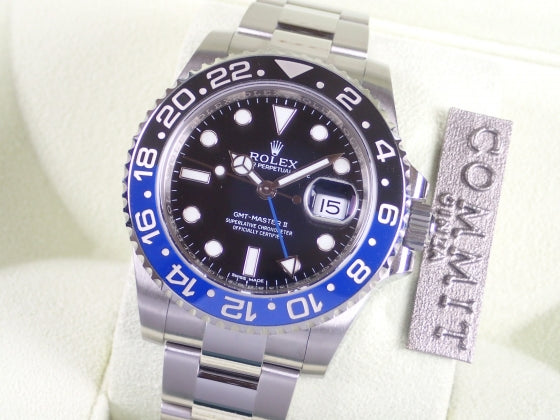 Rolex GMT Master II Blue and Black Bezel Random Ref.116710BLNR